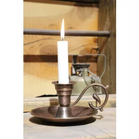   Elit Candle Holder & Hand Candlestick with Pin – Oxidized Handle