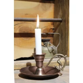   Elit Candle Holder & Hand Candlestick with Pin – Oxidized Antique Handle