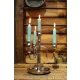 Vintage Candle Holder – 4-Pack Set, Nickel