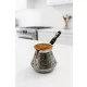 Elit Külhan Turkish Coffee Pot No.3 (7 Cups) – Engraved Finish, Tinned