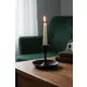 Decorative Metal Vintage Candle Holder & Hand Candlestick – Matte Black