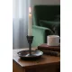 Decorative Metal Vintage Candle Holder & Hand Candlestick – Silver