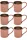 Copper Beaker  No.1 330 ml – 6-Pack Set