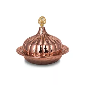 Paşaçadırı Round Serving Plate 30 cm – Hand-Hammered