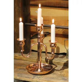 Vintage Candle Holder – Red, 4-Pack Set