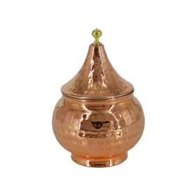 Tabbal Dome Spice Container – Hand-Hammered