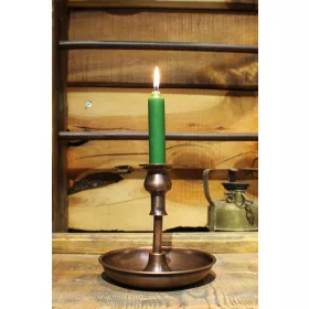 Vintage Candle Holder – Straight, Oxidized